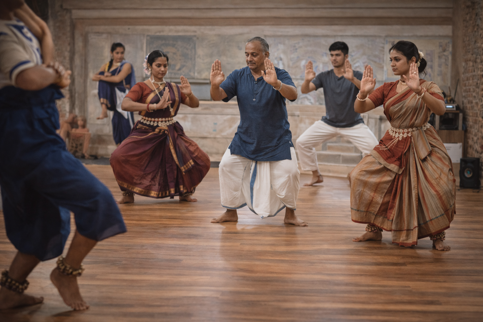 What happens in your first Odissi class
